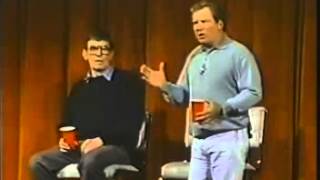 WILLIAM SHATNER   LEONARD NIMOY TOGETHER ON STAGE 5 6