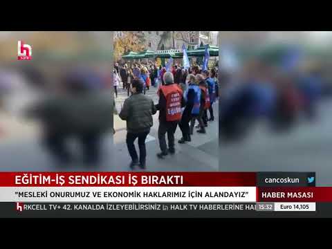 İş Bırakma Eylemimiz Basında Geniş Şekilde Yer Aldı. Halk Tv-29.12.2021 | EĞİTİM İŞ