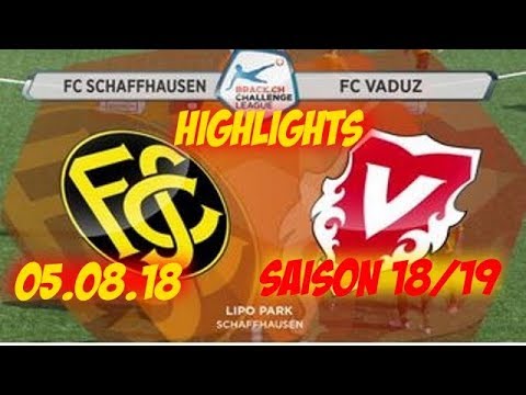 Highlights: Fc Schafhausen vs Fc Vaduz (05.08.18)