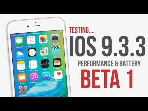 IOS 9.3.3 beta 1 Review & Opinion / Battery Life / Performance