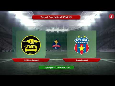 LIVE 🔴 U9 2015 FINALA   CSU Știința Buc    Acad  CSA Steaua Buc    Turneul Final Național Sfinx ⚽️🥇