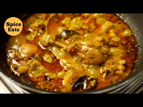 KERALA STYLE CHICKEN CURRY | VARUTHARACHA CHICKEN CURRY | COCONUT GRAVY CHICKEN