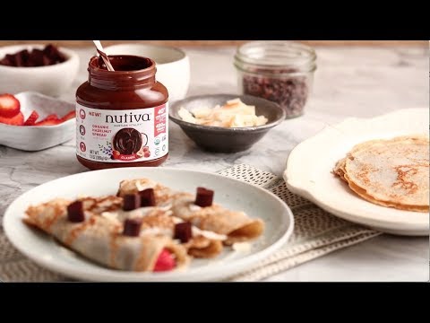 Chocolate Hazelnut Coconut Flour Crepes