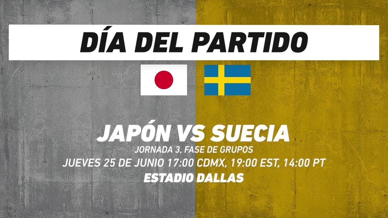 Japón vs Suecia, frente a frente: Futbol