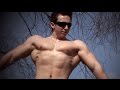 Junior bodybuilder Tomas Horak - Outdoor posing, part 2