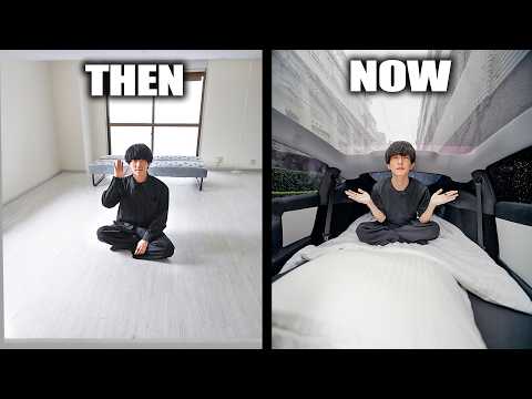 日本の超ミニマリスト、アパートを手放す (Japan's Most EXTREME Minimalist GAVE UP His Apartment)