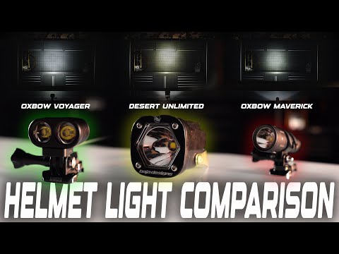 Don’t Buy a Helmet Light Until You Watch This! Dirt Bike Night Ride Test