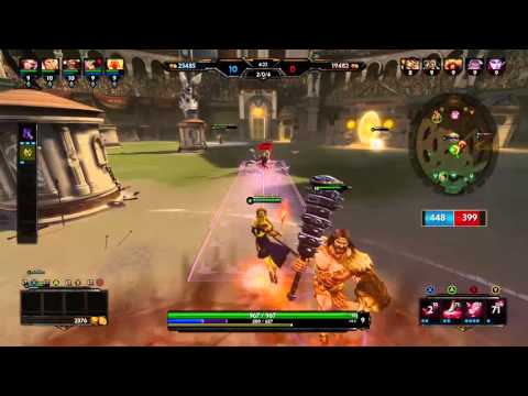 SMITE XBOX ONE : LEGENDARY APHRODITE GAMEPLAY SMALL CLIP