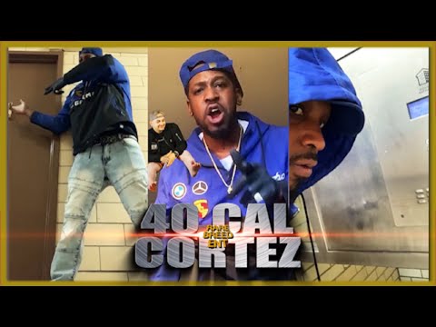 40 CAL VS CORTEZ RND 1 SOCIAL DISTANCE RAP BATTLE - RBE