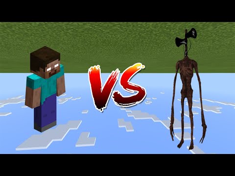 Herobrine vs Siren Head - Minecraft