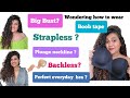 Bras For Big Bust Best Strapless Backless Everyday Wear Plunge Neckline Boob Tapes