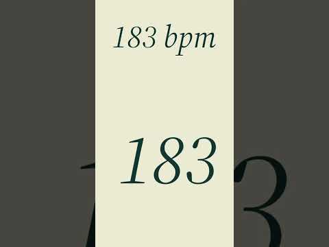 183 #bpm #metronome #beatsperminute