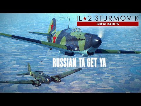 Soviet Yak-1B Dogfights Over Russia | Bf109 | World War II | IL-2 Great Battles.