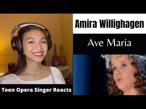 Teen Opera Singer Reacts To Amira Willighagen - Ave Maria