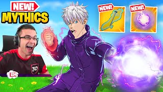 Nick Eh 30 reacts to Jujutsu Kaisen in Fortnite!