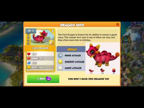 How to breed the dragon of the week Yarn in dragon mania legends (DML#7 )