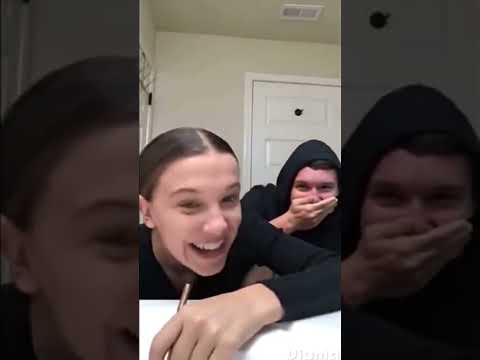 Millie Bobby Brown Accidentally Calls Her Brother Noah Schnapp And Jacob (Her Boyfriend)???? #shorts