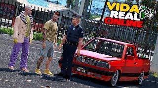 GTA V : VIDA REAL : BUSQUEI MINHA SAVEIRO BATIDA NA DELEGACIA !  #491