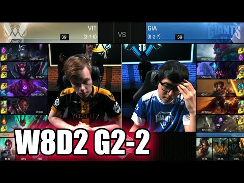 GIANTS vs Vitality | Game 2 S6 EU LCS Summer 2016 Week 8 Day 2 | GIA vs VIT G2 W8D2 1080p