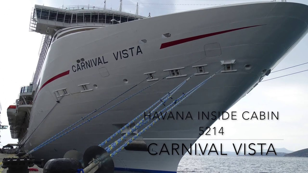 Carnival Vista - Cabin 5214 - Video 1