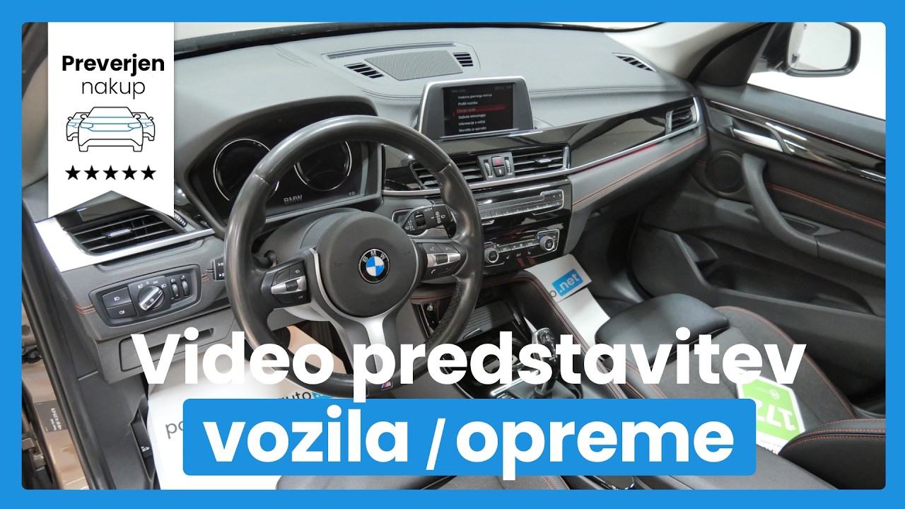 BMW serija X1 sDrive18d SportLine aut - PANORAMA - MSPORT VOLAN