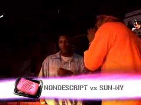 NONDESCRIPT vs SUN-NY MC Battles