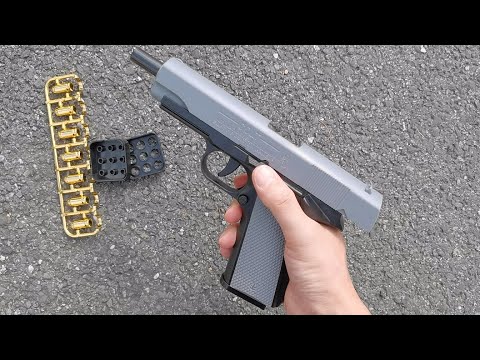 Colt M1911 Automatic Shell Ejection Pistol Review 2022 -  Realistic Blowback Toy Gun