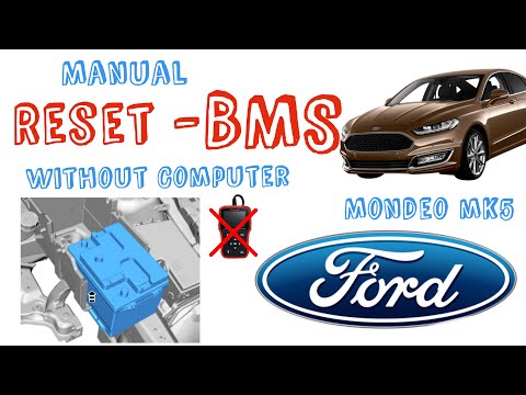 Manually Reset BMS - Battery Replacement Ford Mondeo mk5