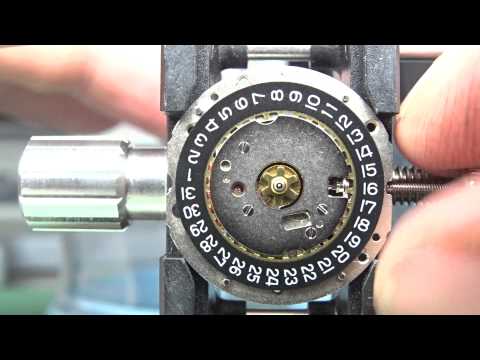 Ronda 785 - 1 jewel Quartz - Dial side functions