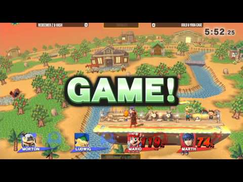 WBB #88  Gold & Yoda Cage vs Redeemer Z & Vash    Winners Qtr Finals   Smash 4 Doubles