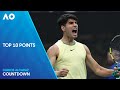 Carlos Alcaraz Top 10 Points | Australian Open 2024