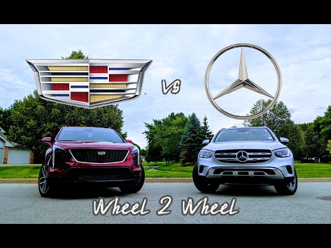 WHEEL 2 WHEEL | 2020 Mercedes GLC vs Cadillac XT4 - American Extravagance vs German Opulence