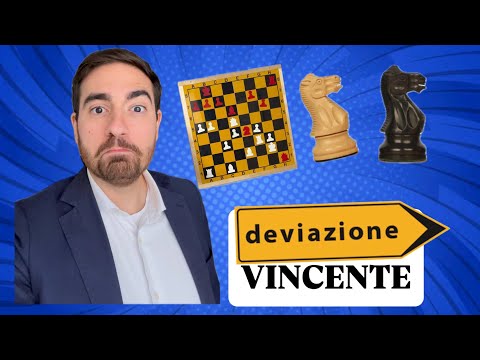 TATTICA VINCENTE: la DEVIAZIONE a SCACCHI per distruggere l’avversario