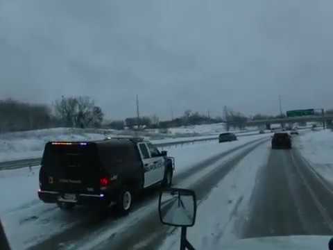 spinout into snow bank
