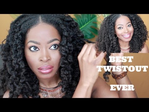 BEST TWISTOUT EVER with Best Kinky Curly Upart Wig (HERGIVENHAIR)  ft. Curls Blueberry Bliss 1 Video