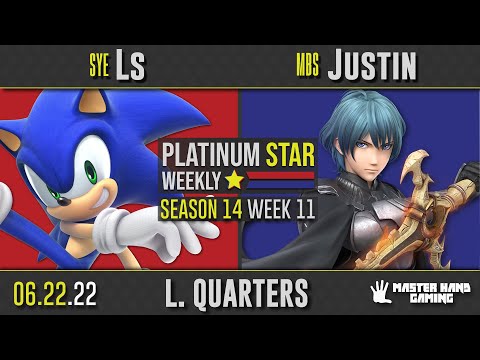 PSW S14:W11 - SYE | Ls (Sonic, Inkling) vs MBS | Justin (Byleth) - L Quarterfinals