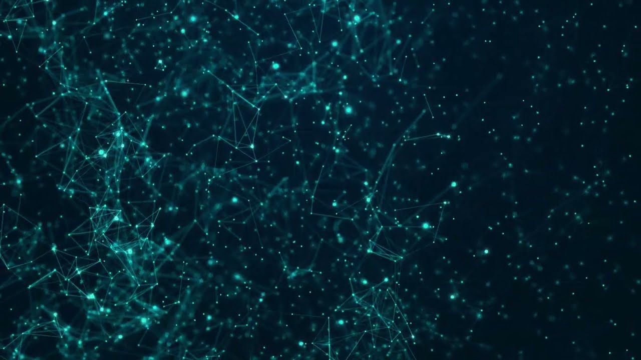 plexus abstract technology science background loop in 4k