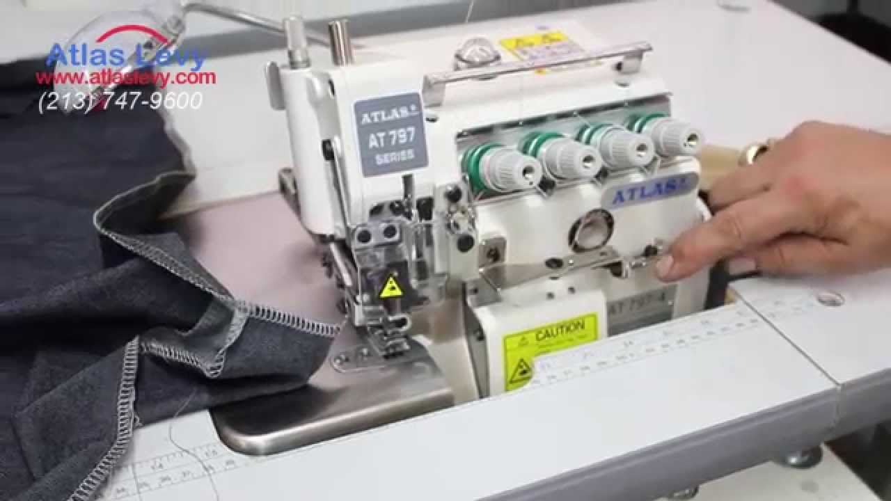 AT797 4 4 Thread overlock Industrial Sewing machine