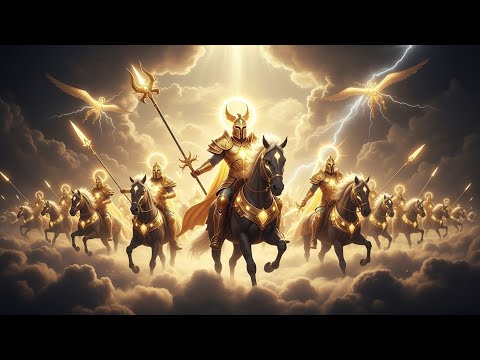 The Golden Riders of Heaven | Epic Celestial Warriors Descend from the Sky