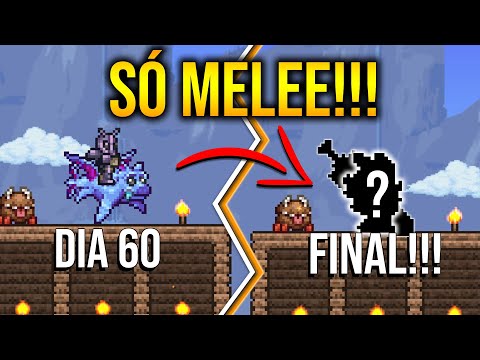 Terraria Mas só Posso Jogar de Melee no Mastermode! O FINAL!! - Terraria 1.4.4