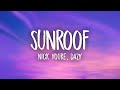 Nicky Youre, dazy - Sunroof (Lyrics)
