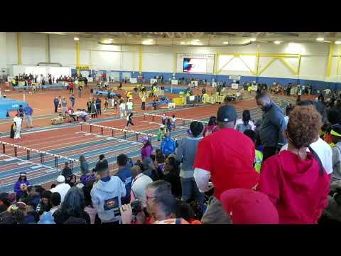 Cadaija 60m hurdle finals 11 year old girl