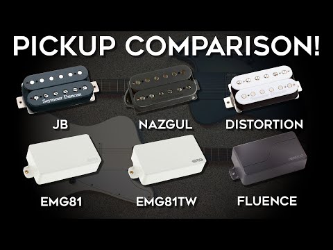 Pickup Comparison! (Duncan JB, Nazgul, Distortion, EMG81/81tw & Fishman Fluence Modern)