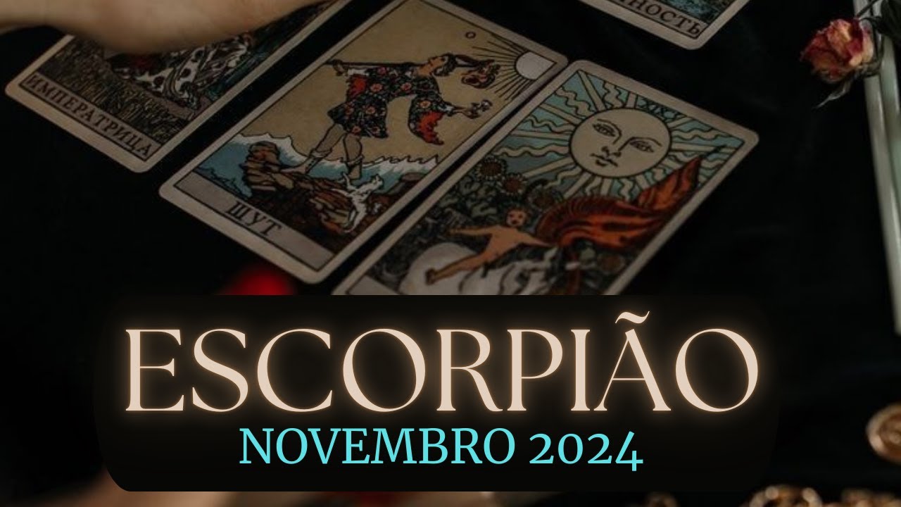 ESCORPIÃO♏Vc vai viver uma grande surpresa, isso está com os dias contados para chegar e mudar sua..
