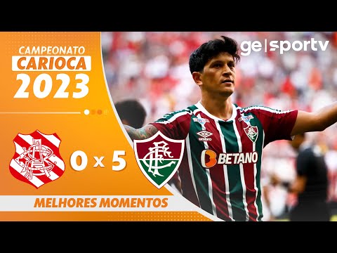 Gols e lances de Bangú x Fluminense