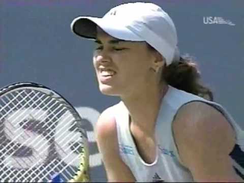 Monica Seles vs Martina Hingis 2002 US OPEN