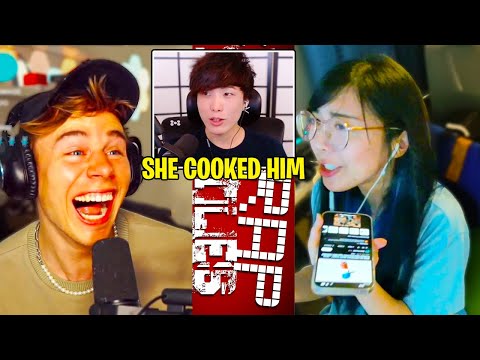 Sykkuno Reacts to Epic Rap Battles: Lily VS Blau!!
