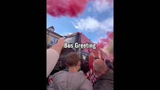 Bus Greeting v City #LiverpoolFC #LFC #Anfield #LiverpoolLife #リバプールFC #リバプール暮らし #アンフィールド