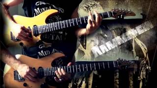 Video thumbnail of "Rammstein - Mutter FULL Guitar Cover"
