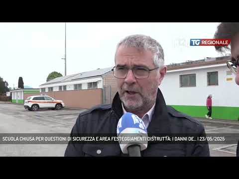 SCUOLA CHIUSA PER QUESTIONI DI SICUREZZA E AREA FESTEGGIAMENTI DISTRUTTA: I DANNI DE... | 23/05/2025